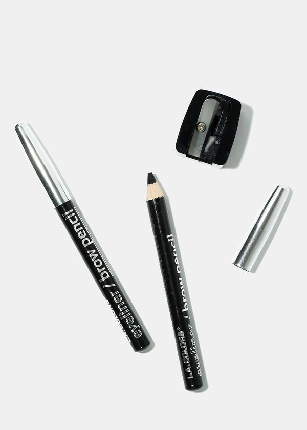 L.A. Colors Eyeliner/Brow Pencils w/ Sharpener- Black  COSMETICS - Shop Miss A