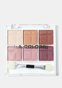 L.A. Colors 6 Color Eyeshadow- Delicate  COSMETICS - Shop Miss A