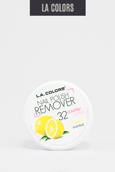 L.A. Colors - Polish Remover Pads - Lemon Scent  NAILS - Shop Miss A