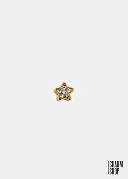 Golden Crystal Star Locket Charm  CHARMS - Shop Miss A