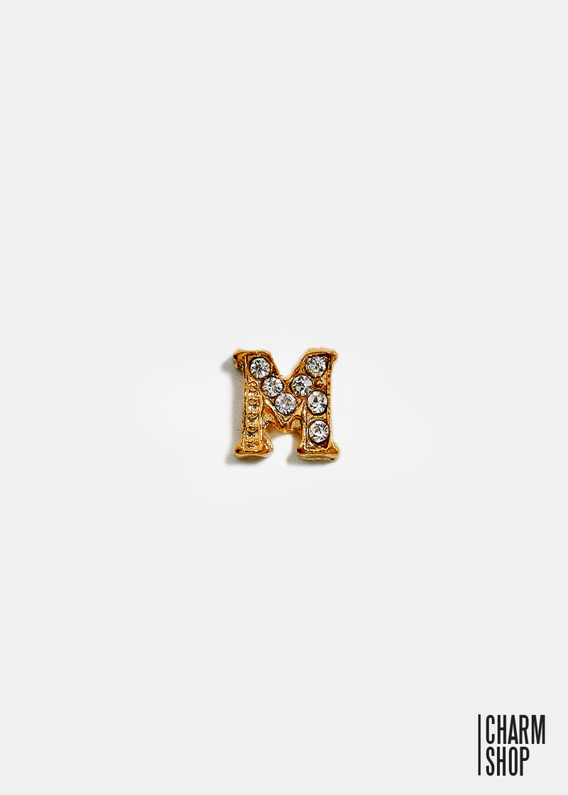Gold Letter M Locket Charm  CHARMS - Shop Miss A