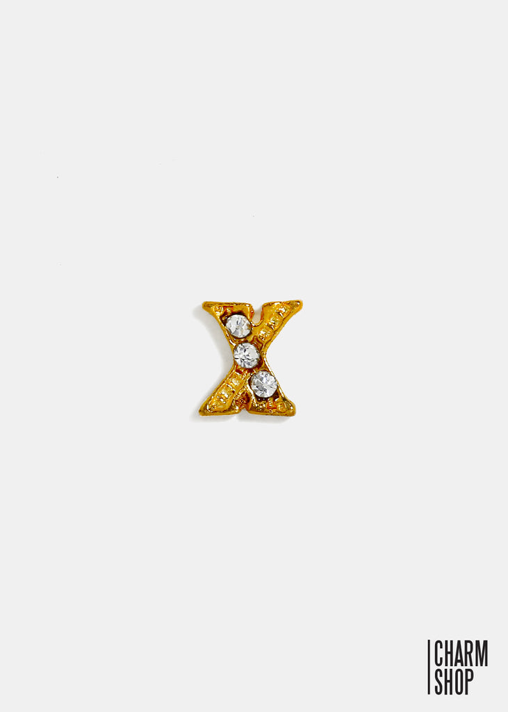 Gold Letter X Locket Charm  CHARMS - Shop Miss A