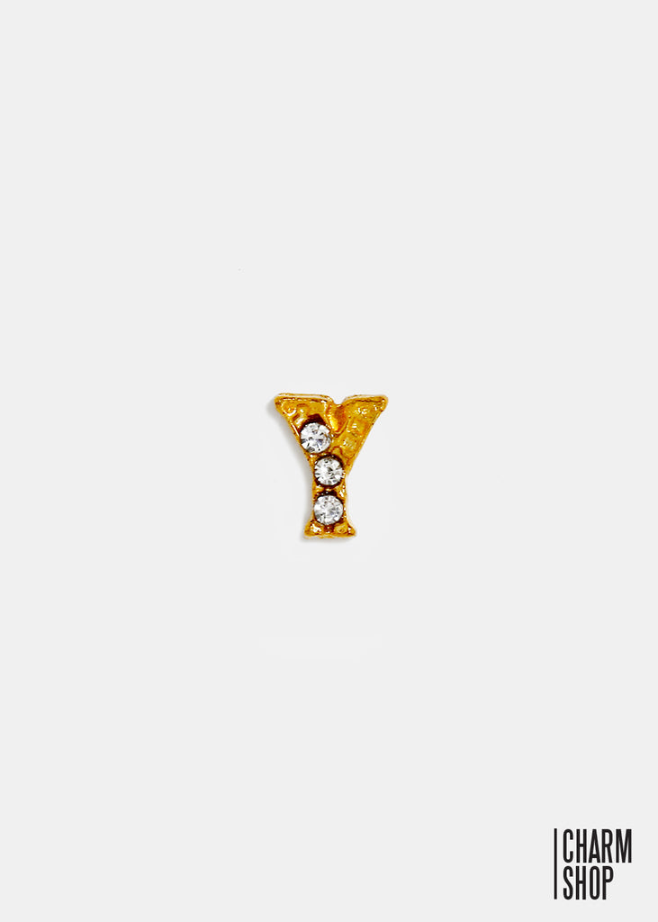 Gold Letter Y Locket Charm  CHARMS - Shop Miss A