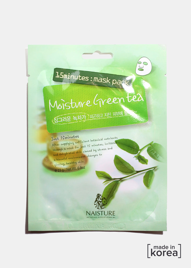 15-Minute Facial Mask - Moisture Green Tea  Skincare - Shop Miss A