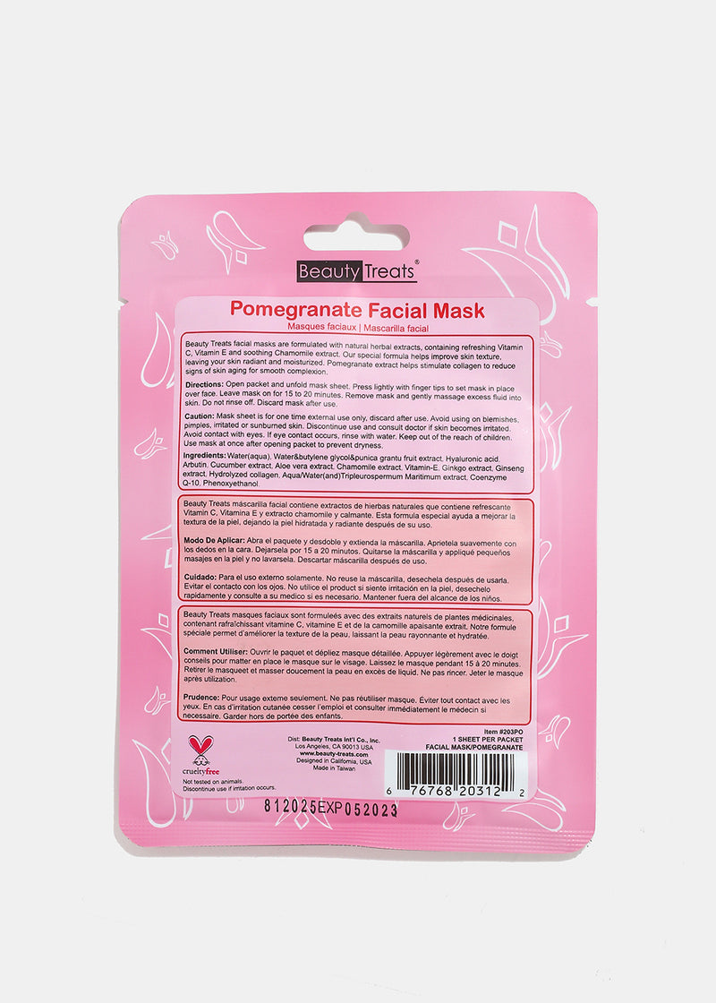 Pomegranate Facial Sheet Mask  COSMETICS - Shop Miss A