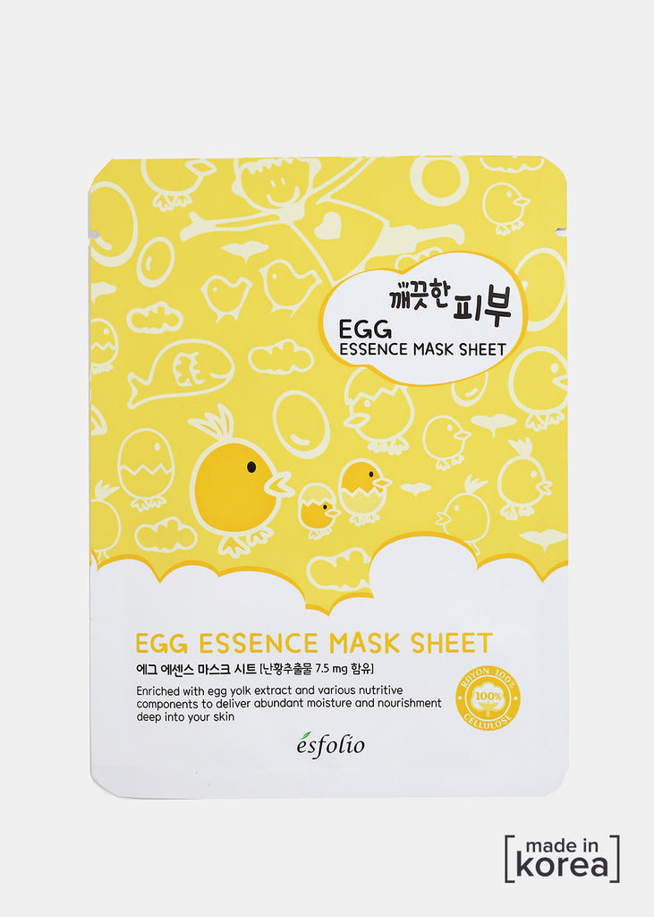 ESFOLIO Pure Skin Essence Mask- Egg  Skincare - Shop Miss A