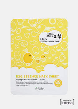 ESFOLIO Pure Skin Essence Mask- Egg  COSMETICS - Shop Miss A