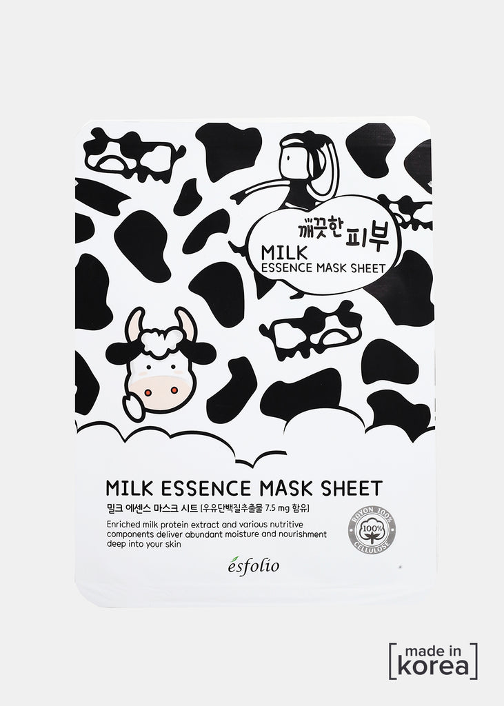 ESFOLIO Pure Skin Essence Mask- Milk  Skincare - Shop Miss A