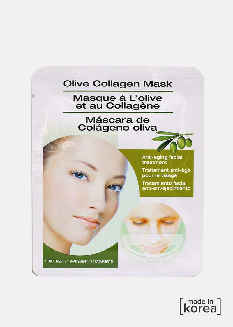 Olive Collagen Sheet Mask  COSMETICS - Shop Miss A