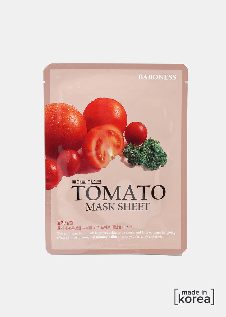 Baroness Sheet Mask- Tomato  Skincare - Shop Miss A