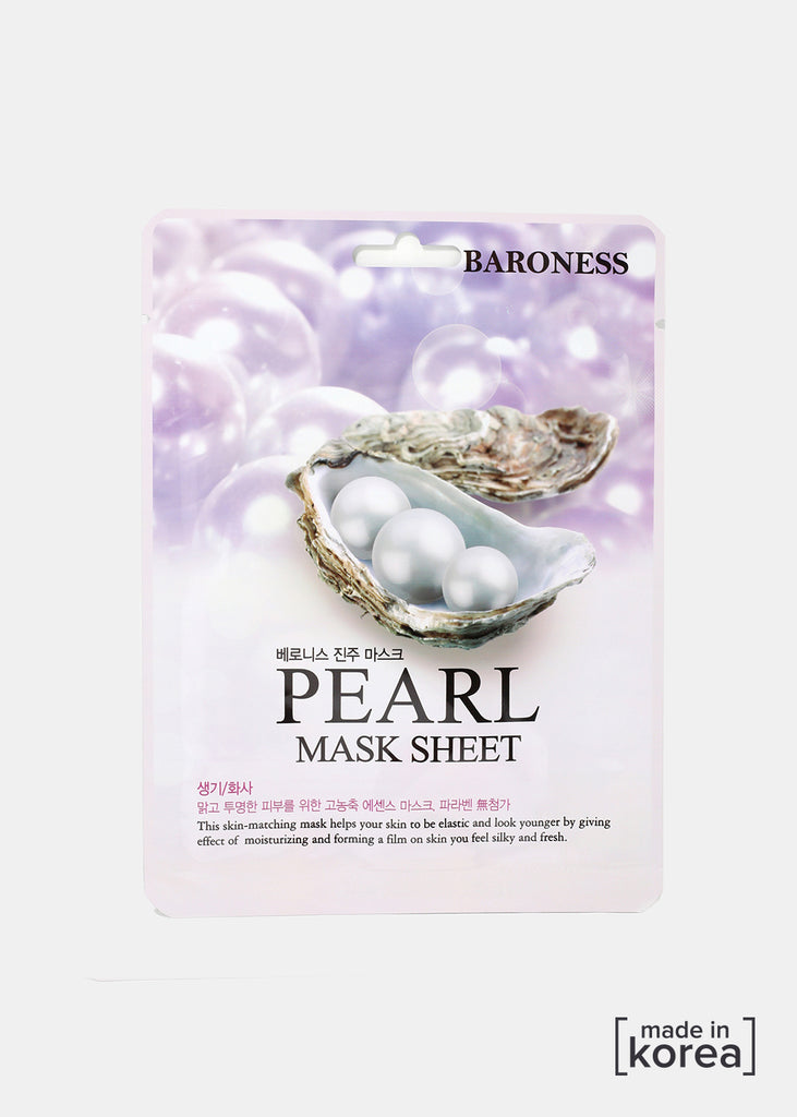 Baroness Sheet Mask- Pearl  Skincare - Shop Miss A