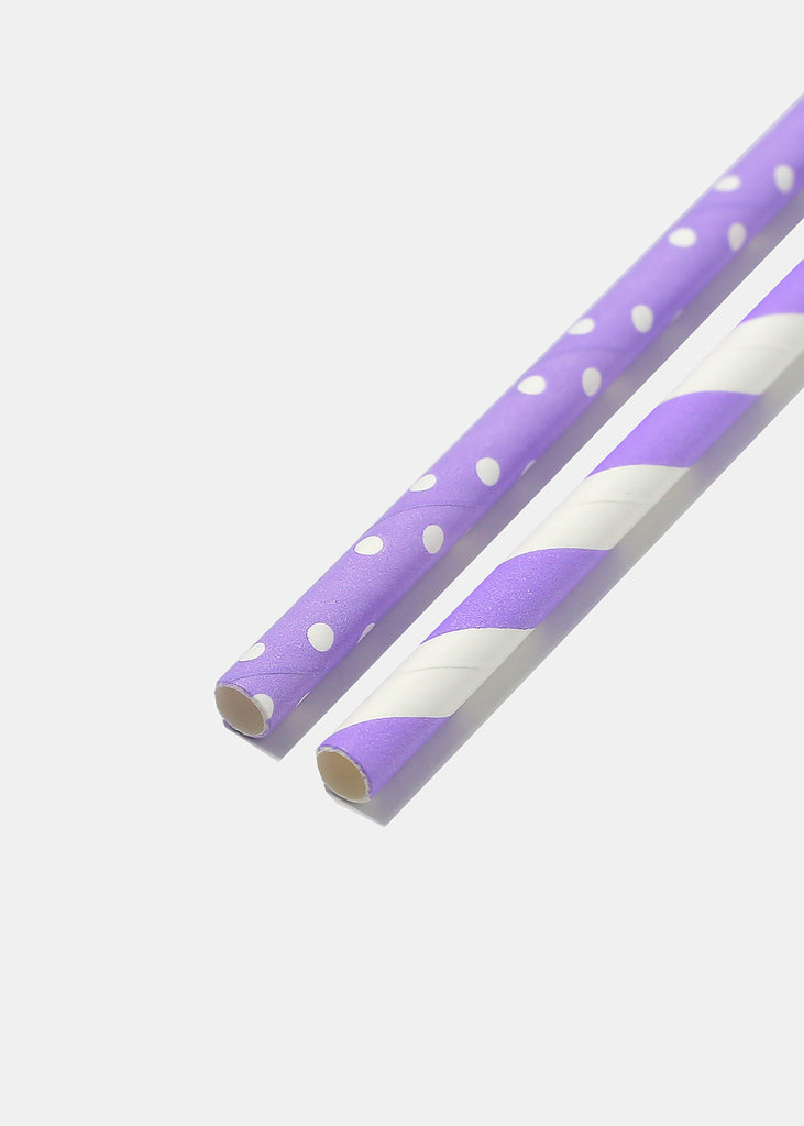 Miss A Party Paper Straws Purple ACCESSORIES - Shop Miss A