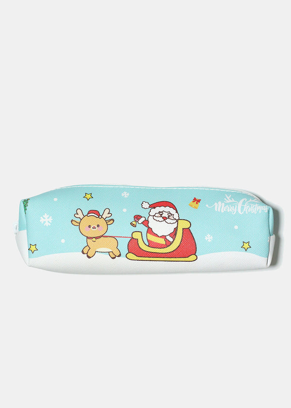 Santa and Reindeer Stationary Pouch  ACCESSORIES - Shop Miss A