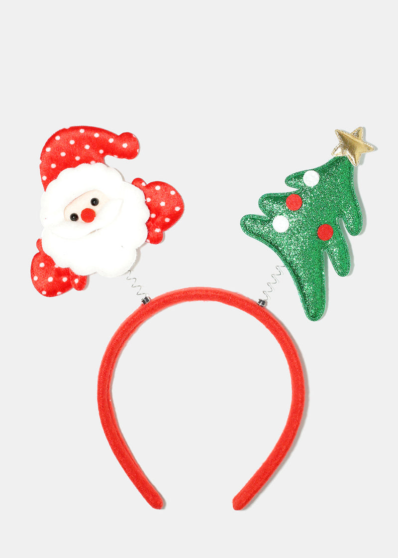 Santa Claus and Christmas Tree Headband  HAIR - Shop Miss A