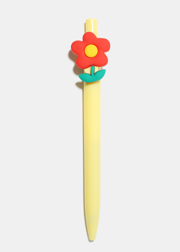 Cute Design Fine Tip Pen Yellow Flower ACCESSORIES - Shop Miss A