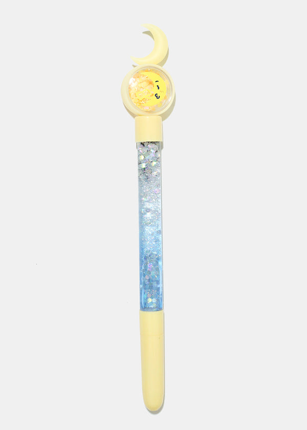 Moon Glitter Fine Tip Pen Yellow ACCESSORIES - Shop Miss A