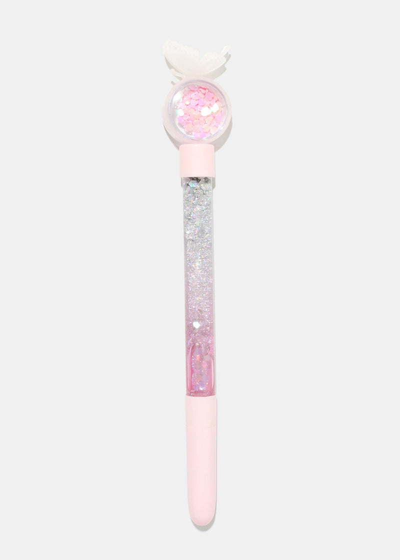 Wonderland Butterfly Glitter Pen Pink ACCESSORIES - Shop Miss A