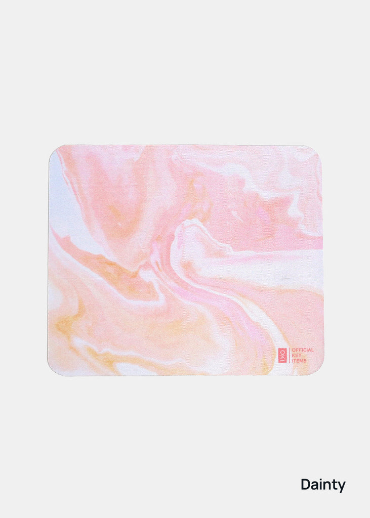Official Key Items- Small Mouse Pad Dainty Pink Marble ACCESSORIES - Shop Miss A