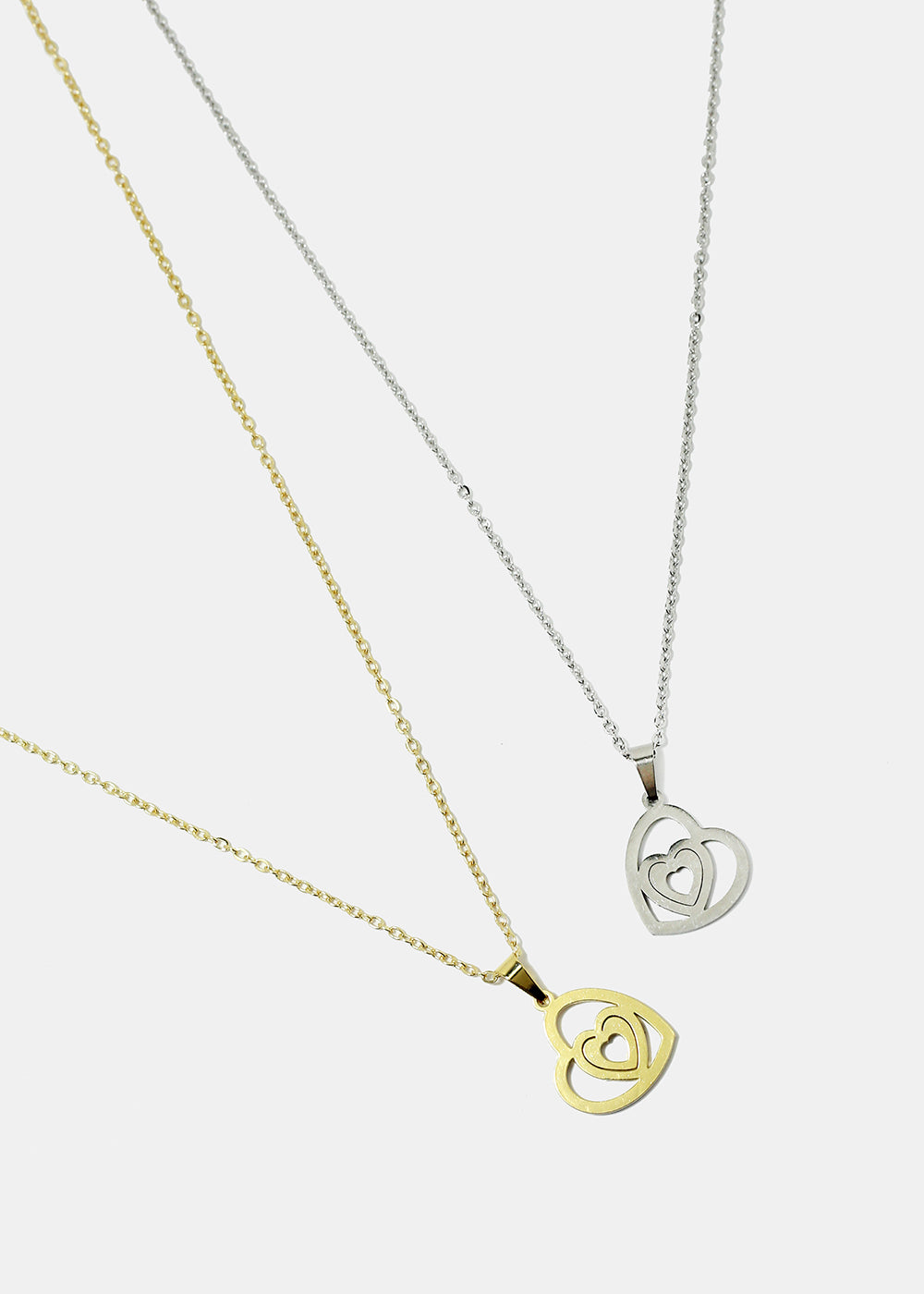 Heart Necklace & Earrings Set – Shop Miss A