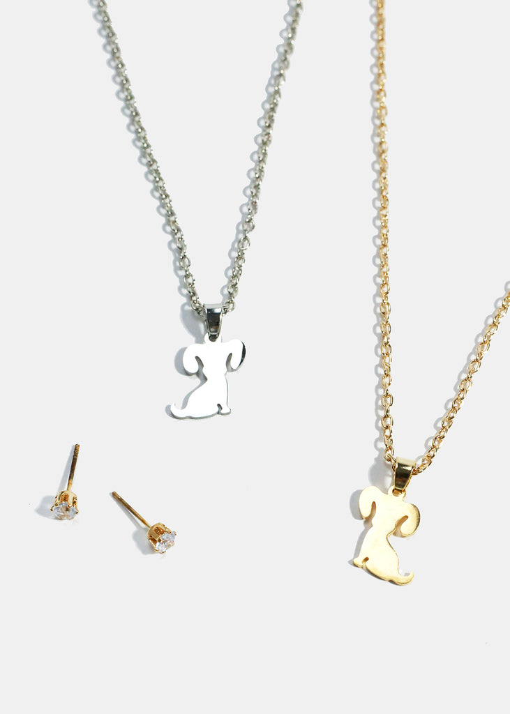 Adorable Puppy Necklace  JEWELRY - Shop Miss A
