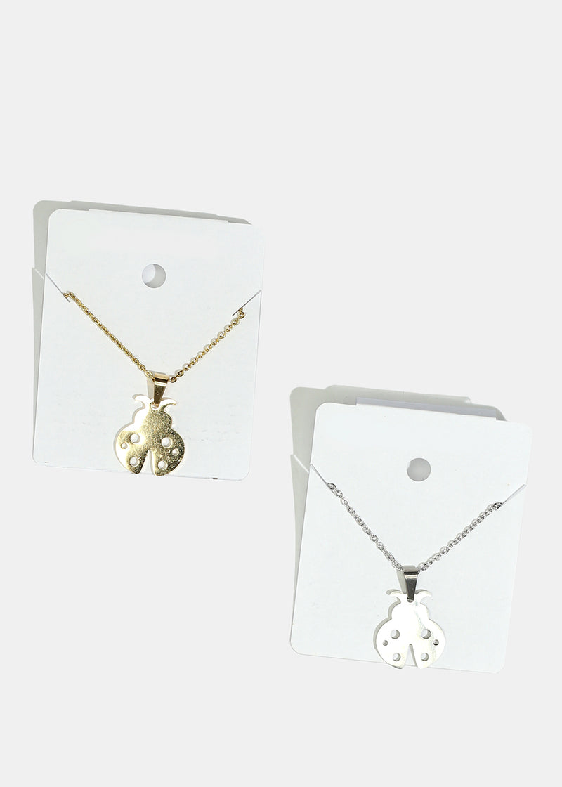 Ladybug Charm Necklace  JEWELRY - Shop Miss A