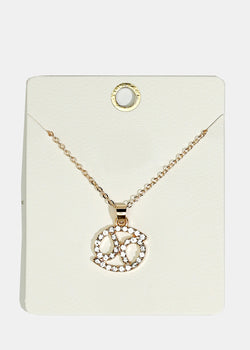 Sparkly Cancer Necklace Gold JEWELRY - Shop Miss A