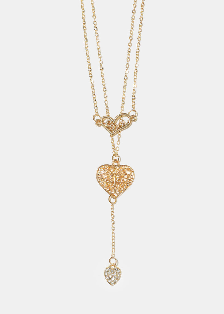 Heart Layered Necklace  JEWELRY - Shop Miss A