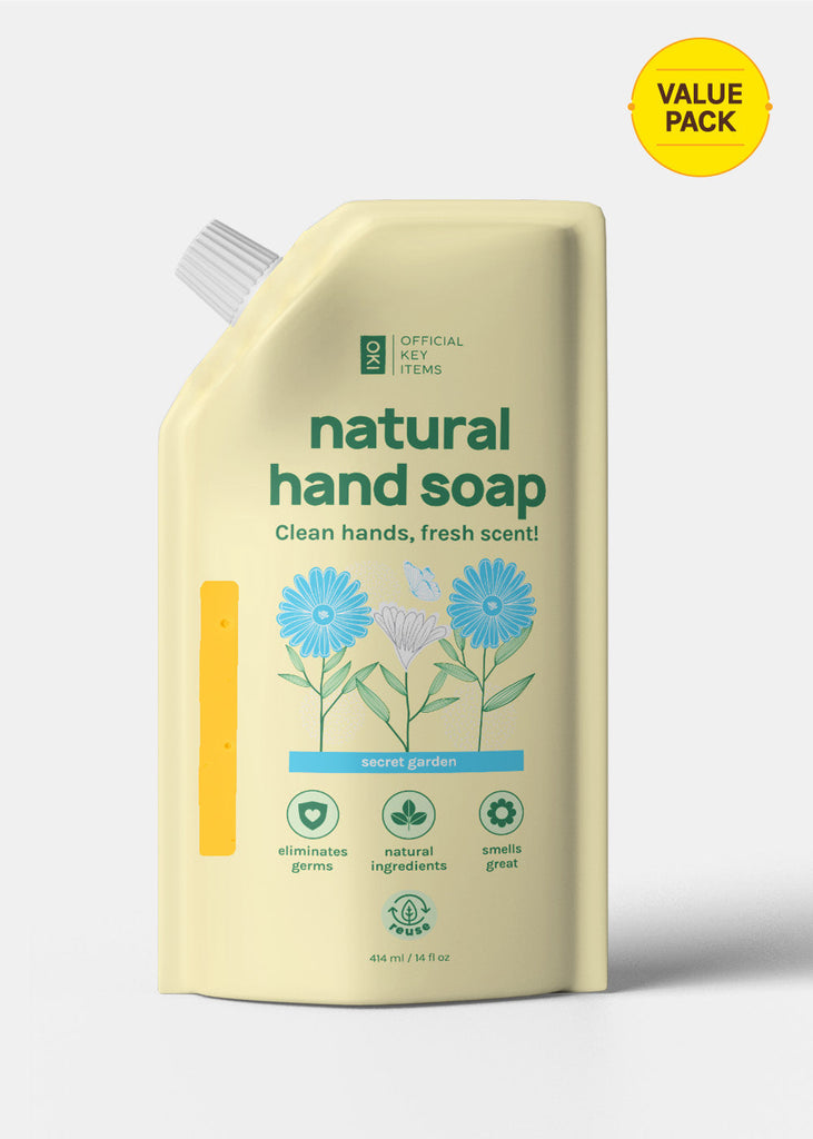 Natural Hand Soap 414ml Secret Garden LIFE - Shop Miss A