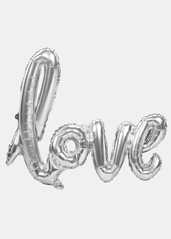 Official Key Items Party Balloon- Silver Love  LIFE - Shop Miss A