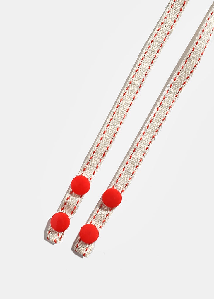Official Key Items Glasses Strap Red Stitch SALE - Shop Miss A