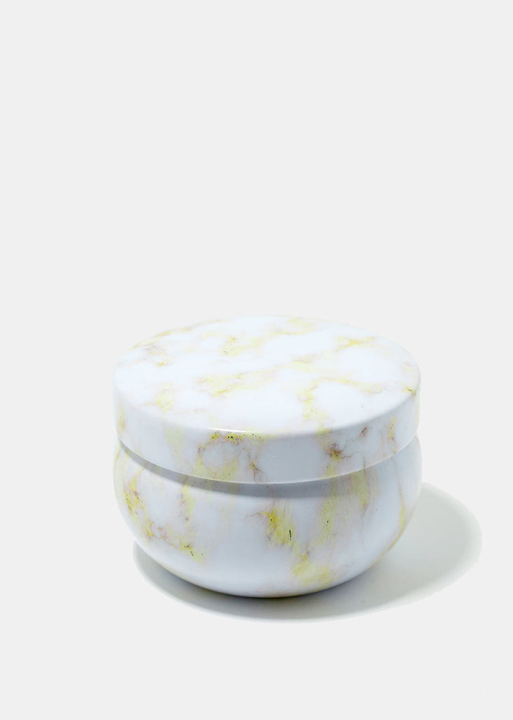 Official Key Items: Small Tin Can White Marble LIFE - Shop Miss A