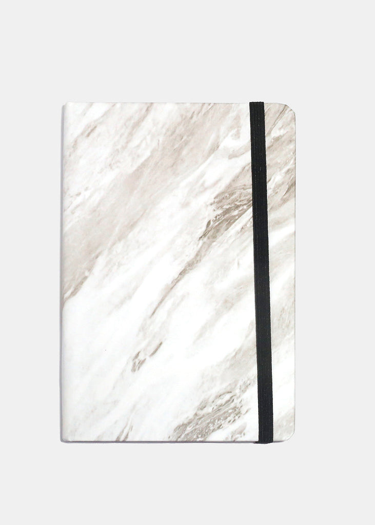 Official Key Items Hard Cover Notebook Grey Marble ACCESSORIES - Shop Miss A