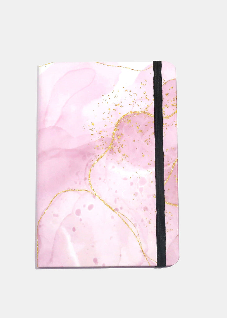 Official Key Items Hard Cover Notebook Pink Marble ACCESSORIES - Shop Miss A
