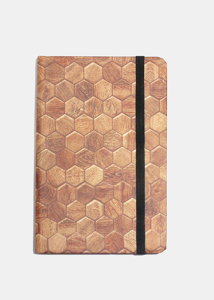 Official Key Items Hard Cover Notebook Wood Honeycomb ACCESSORIES - Shop Miss A