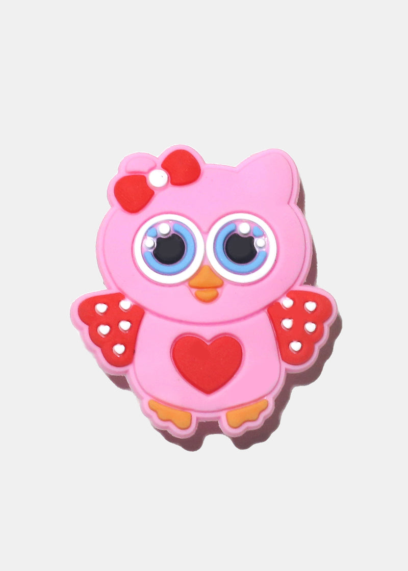 Shoe Charm- Pink Owl  ACCESSORIES - Shop Miss A