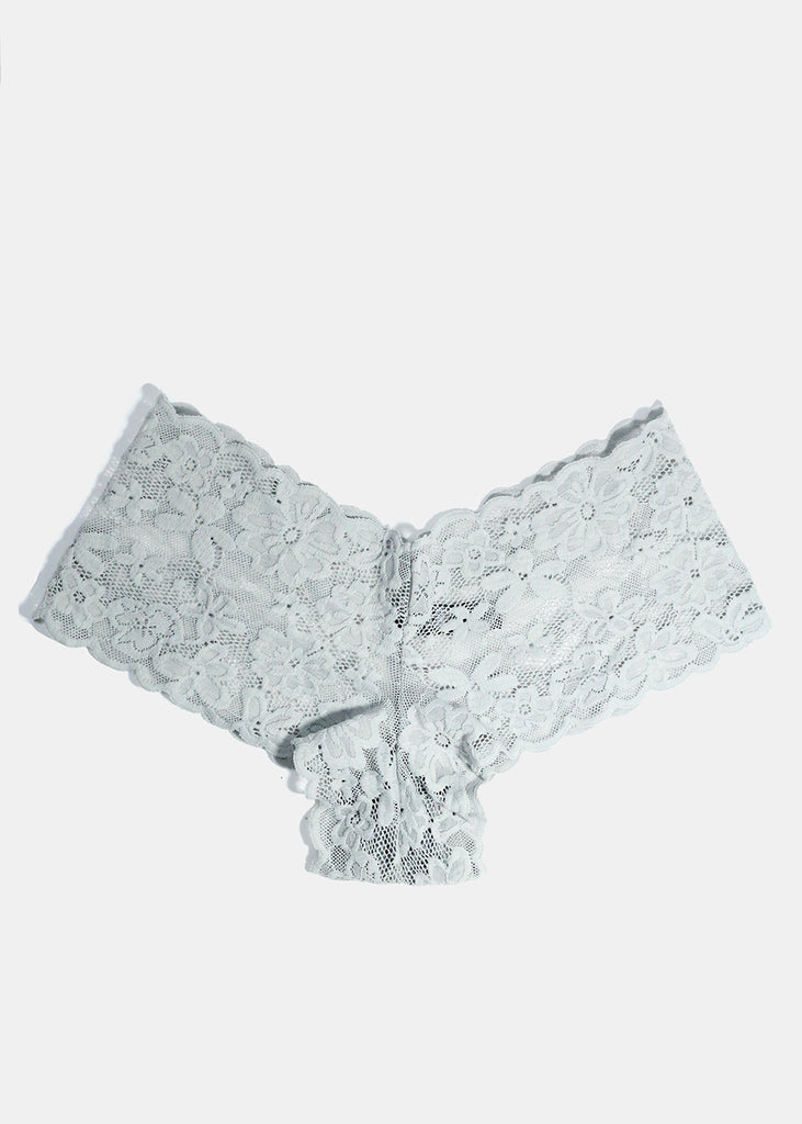 Grey Lace Cheeky  ACCESSORIES - Shop Miss A