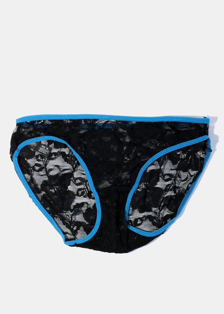 Black Lace with Blue Panty  ACCESSORIES - Shop Miss A