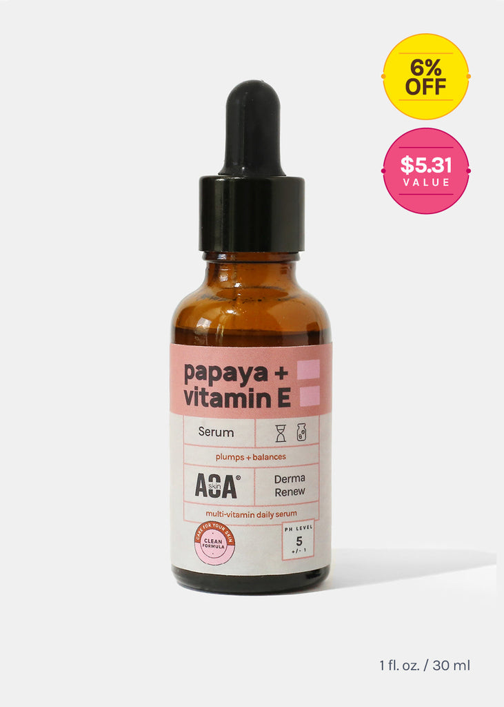 AOA Skin Papaya + Vitamin E Serum 1 fl. oz. / 30 ml Skincare - Shop Miss A