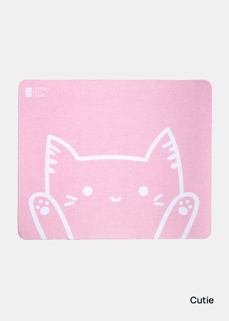 Official Key Items- Large Mouse Pad Cutie Cat ACCESSORIES - Shop Miss A