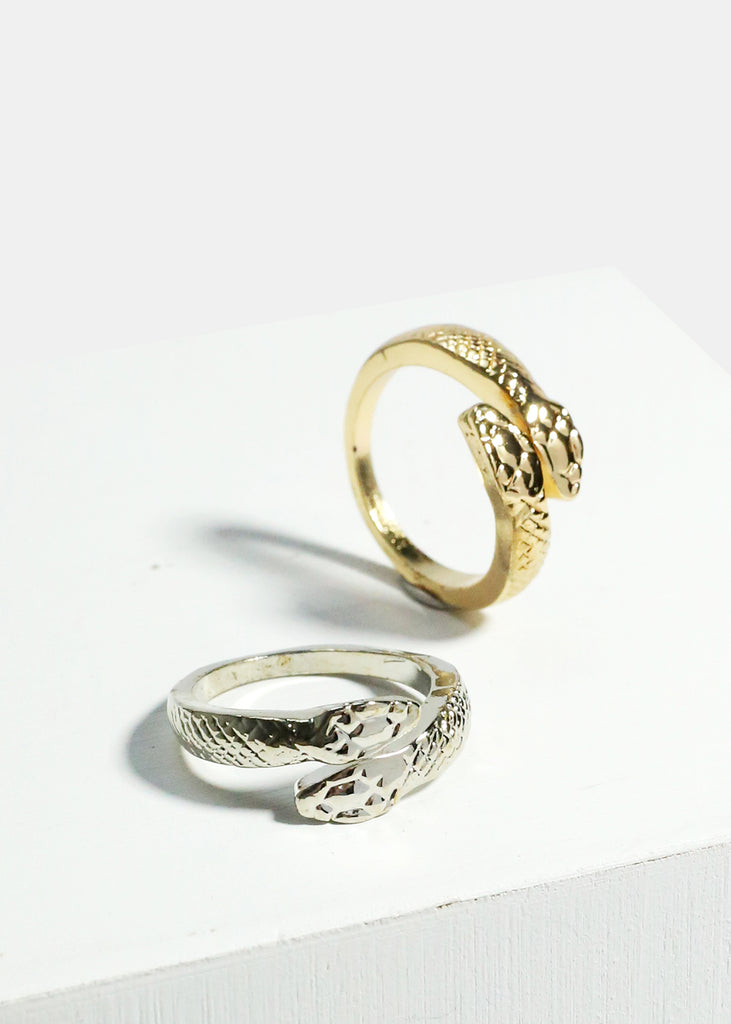Textured Snake Ring  JEWELRY - Shop Miss A