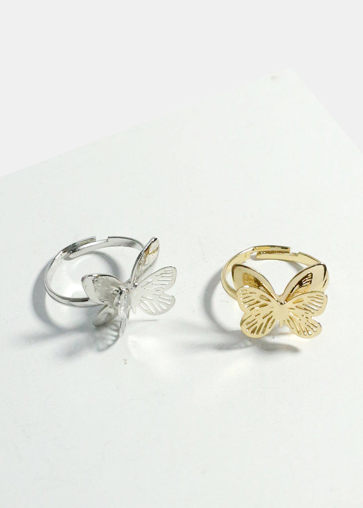 Butterfly Stainless Steel Ring  JEWELRY - Shop Miss A