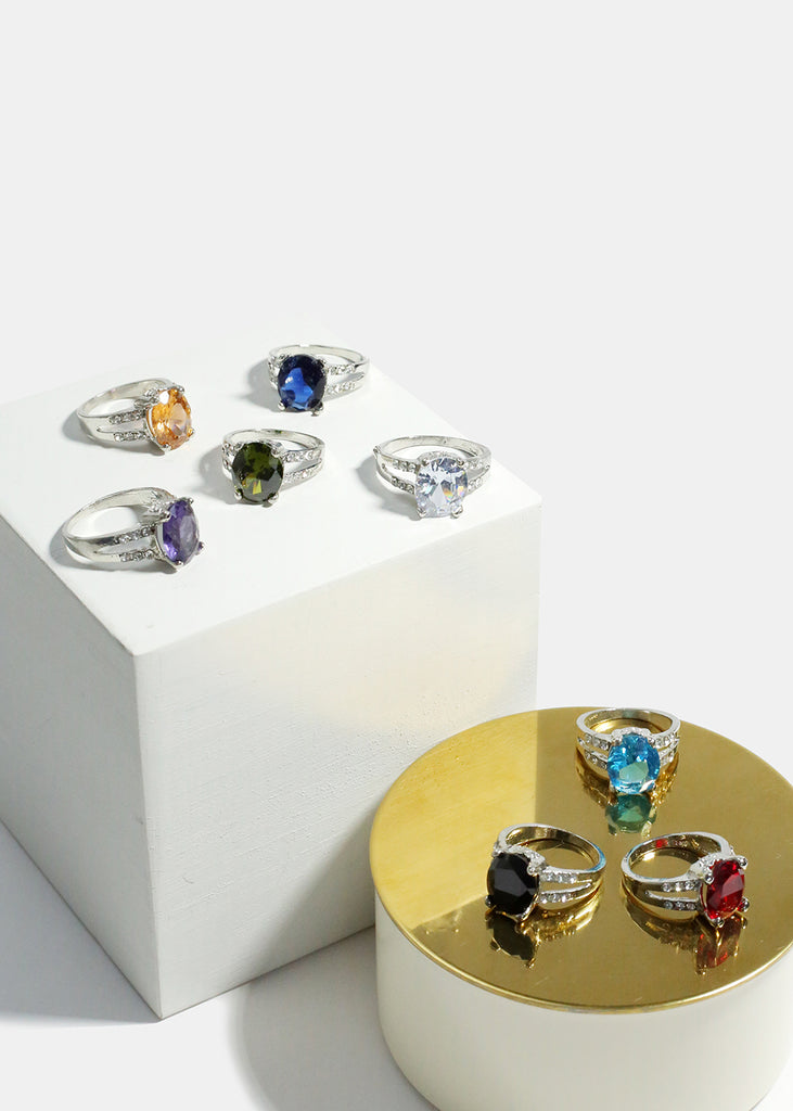 Large Birthstone Ring  JEWELRY - Shop Miss A