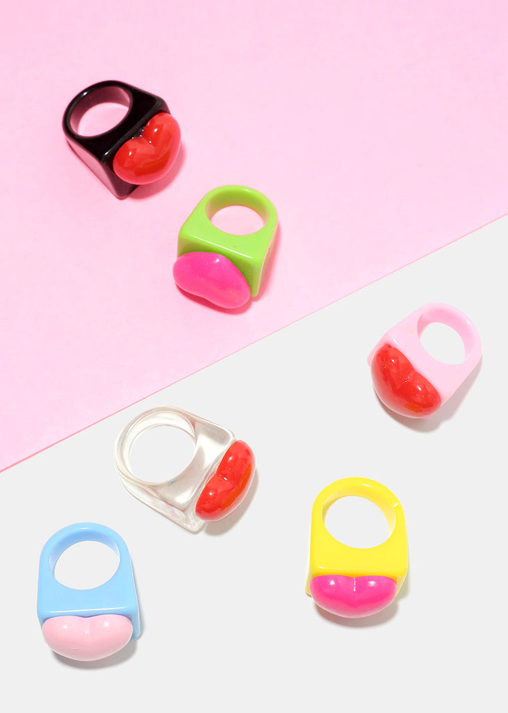 Heart Square Ring  JEWELRY - Shop Miss A