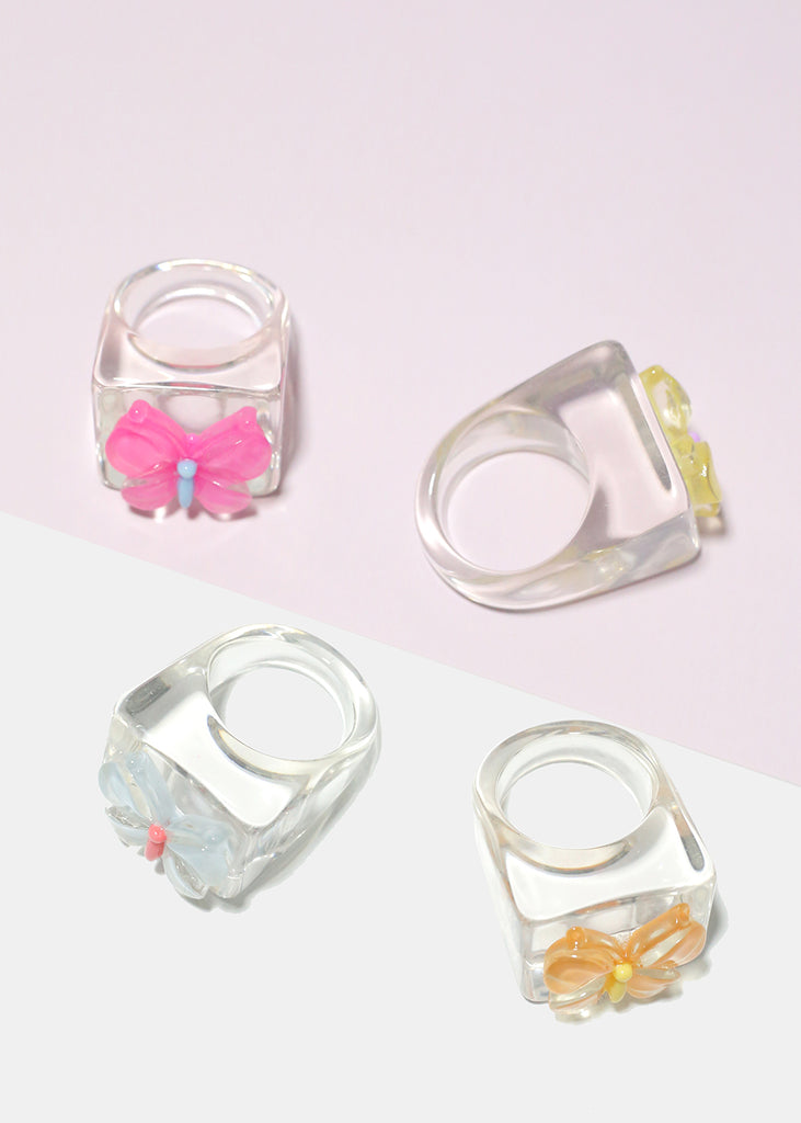 Butterfly Square Ring  JEWELRY - Shop Miss A