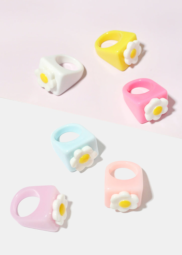 Chunky Flower Ring  JEWELRY - Shop Miss A