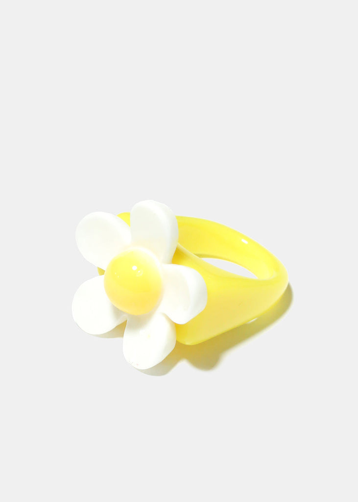 Color Flower Ring White/7 JEWELRY - Shop Miss A