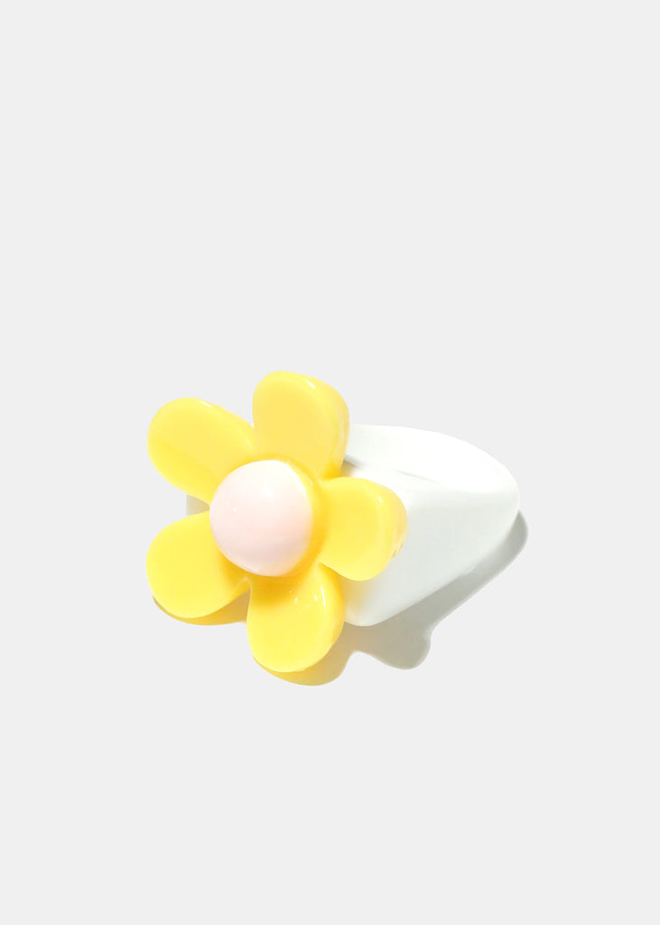 Color Flower Ring Yellow/7 JEWELRY - Shop Miss A