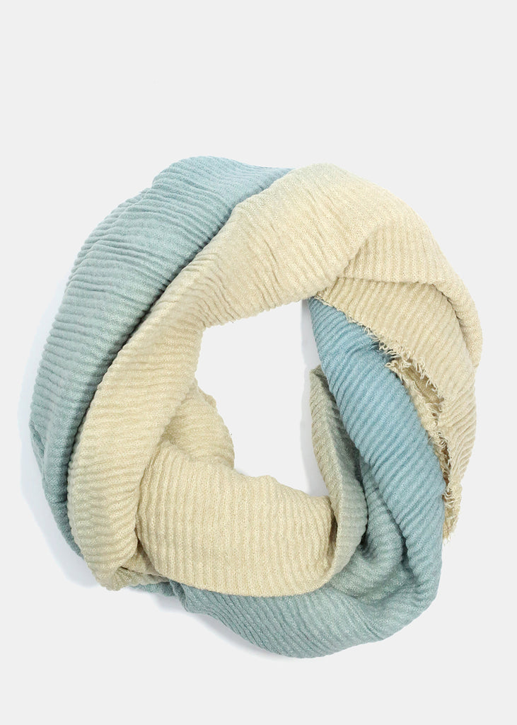Blue Two Toned Scarf  ACCESSORIES - Shop Miss A