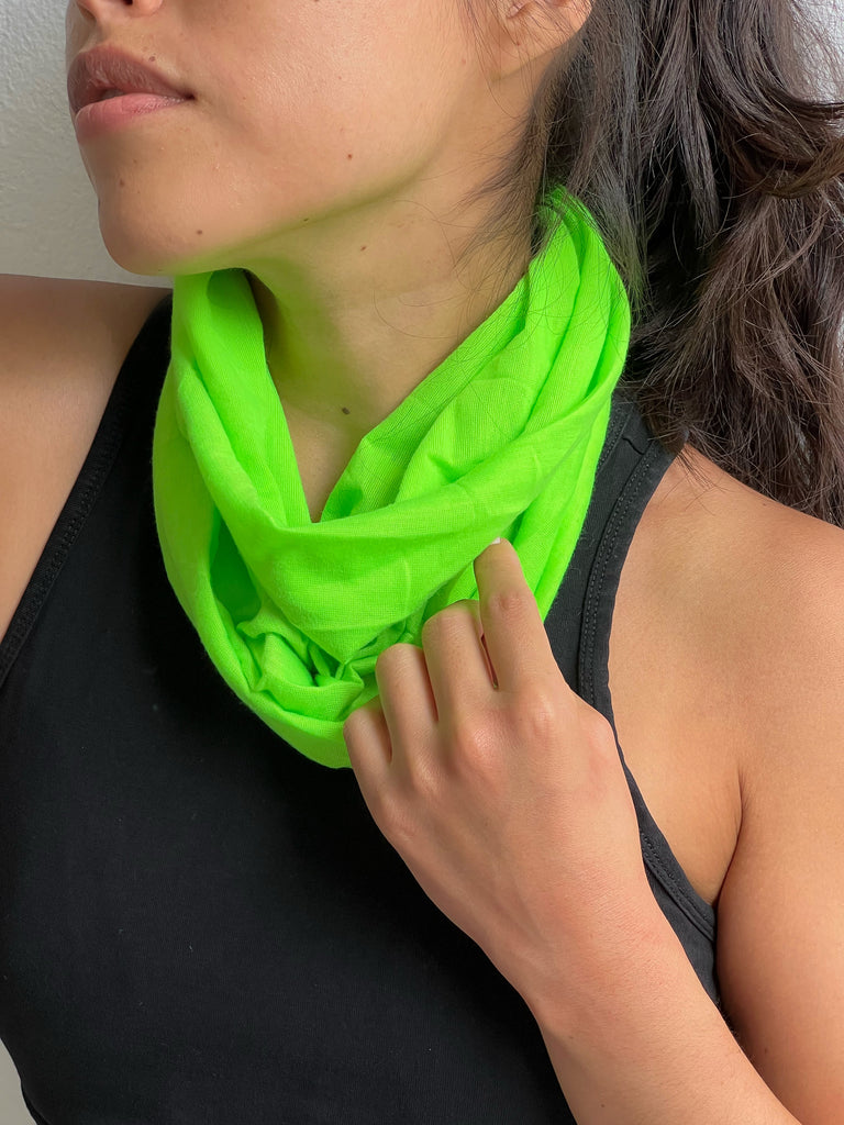 Solid Color Face Covering Neck Gaiter  ACCESSORIES - Shop Miss A