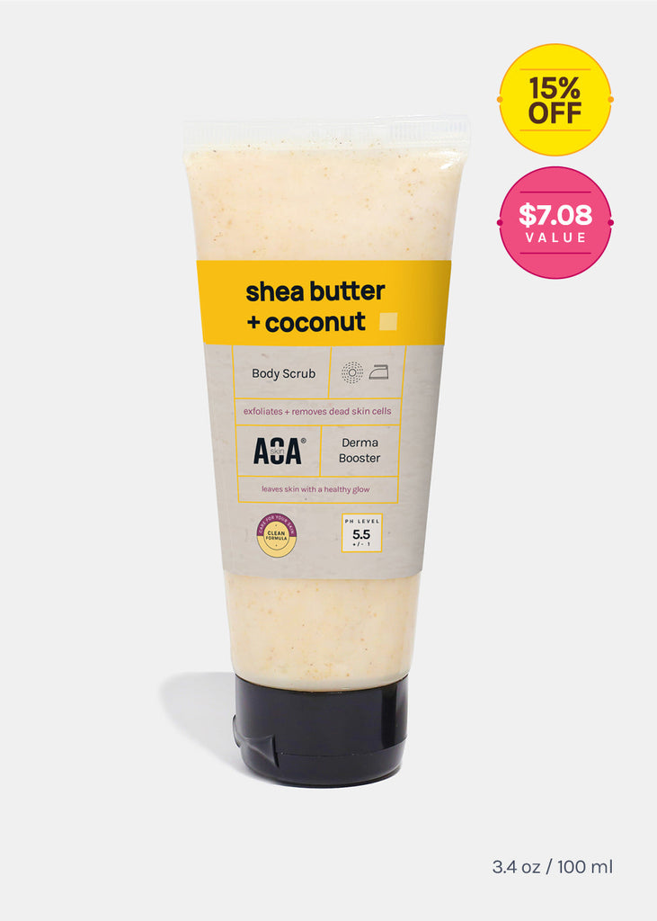 AOA Skin Shea Butter + Coconut Body Scrub 3.4 fl. oz. / 100 ml Skincare - Shop Miss A